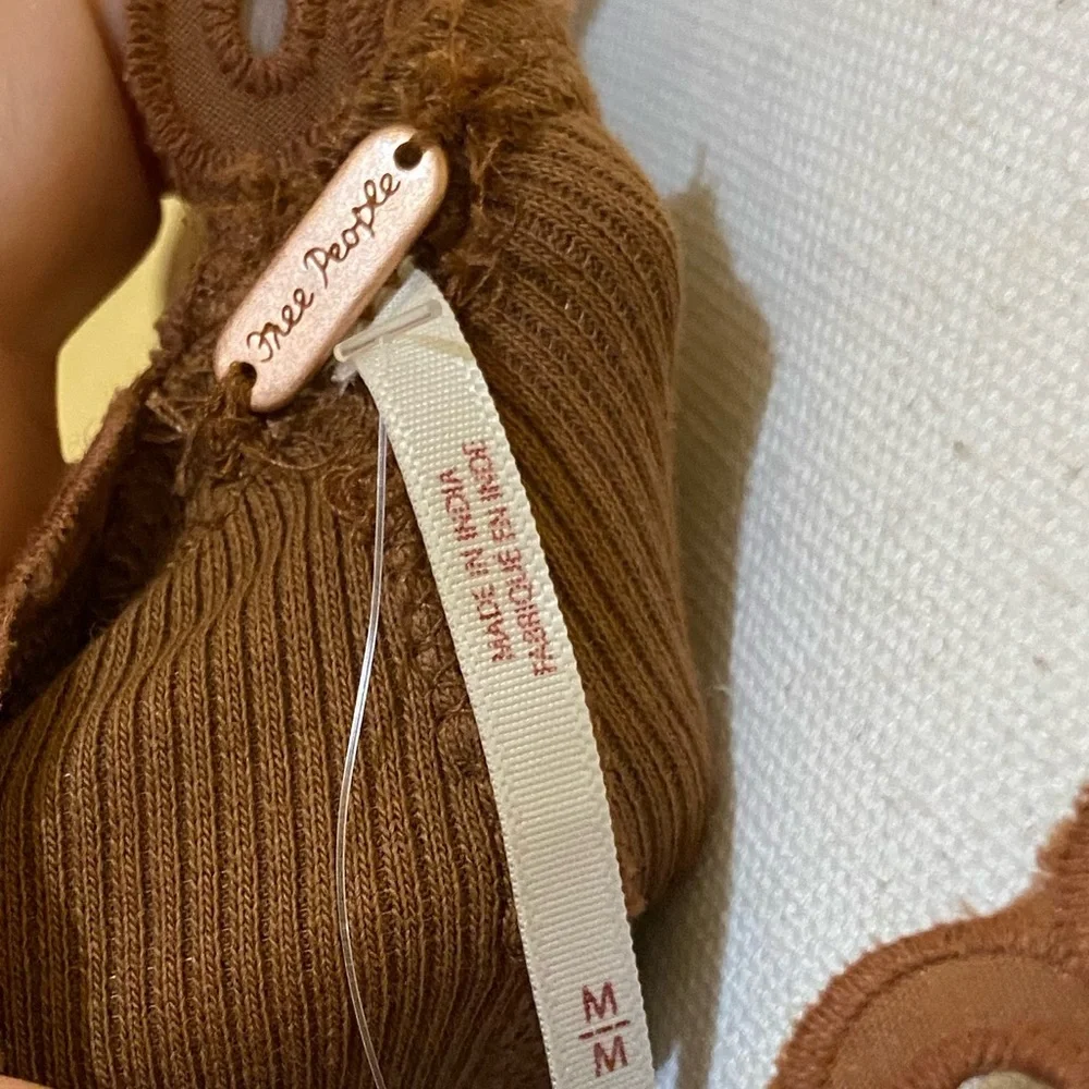 Free people Gesibelle in Macadamia Brown skirt set A line Medium NWT - Picture 14 of 16